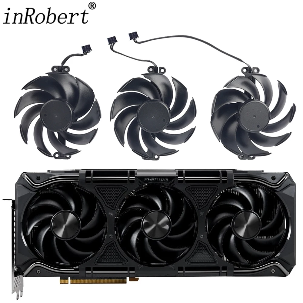 For Gainward GeForce RTX 4090 4080 4070 Ti Video Card Fan 90MM TH9520B2H-PCB01 RTX4090 RTX4080 RTX4070Ti GPU Cooling Fan