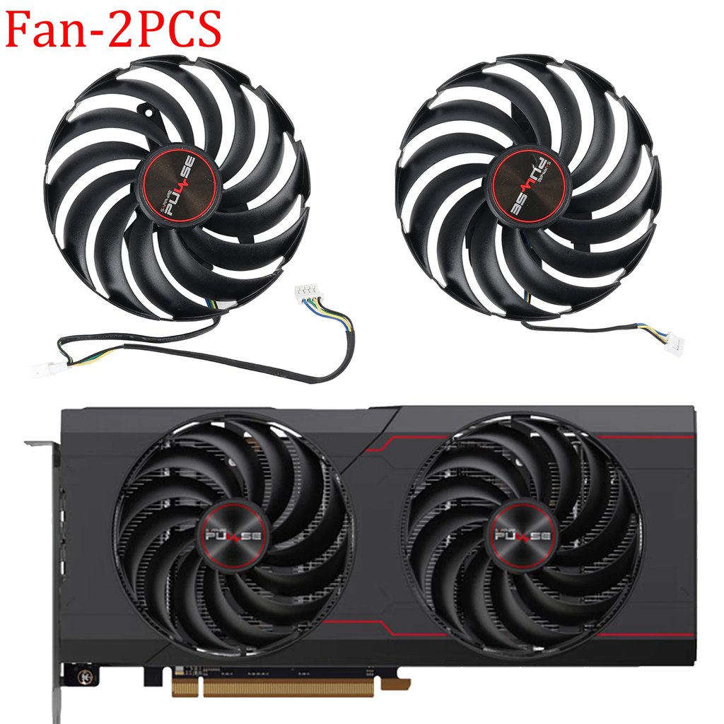 95MM FDC10U12D9-C RX6700 Video Card Fan For SAPPHIRE PULSE AMD Radeon RX 6700 Replacement Graphics Card GPU Fan