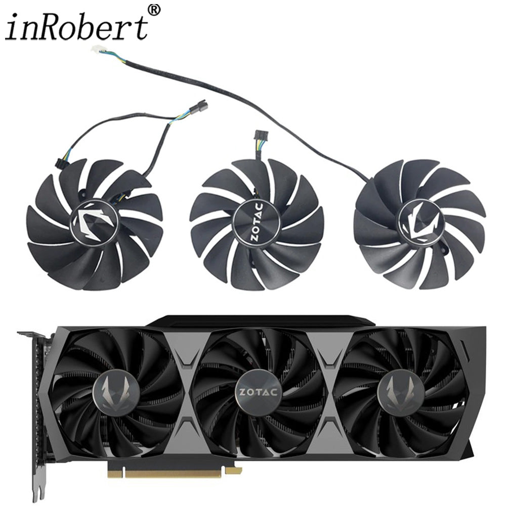 87MM GA92S2U RTX 3070Ti 3080Ti Cooler Fan Replacement For ZOTAC RTX 3080 3090 Trinity OC RTX3070 3080 Ti Graphics Card Cooling