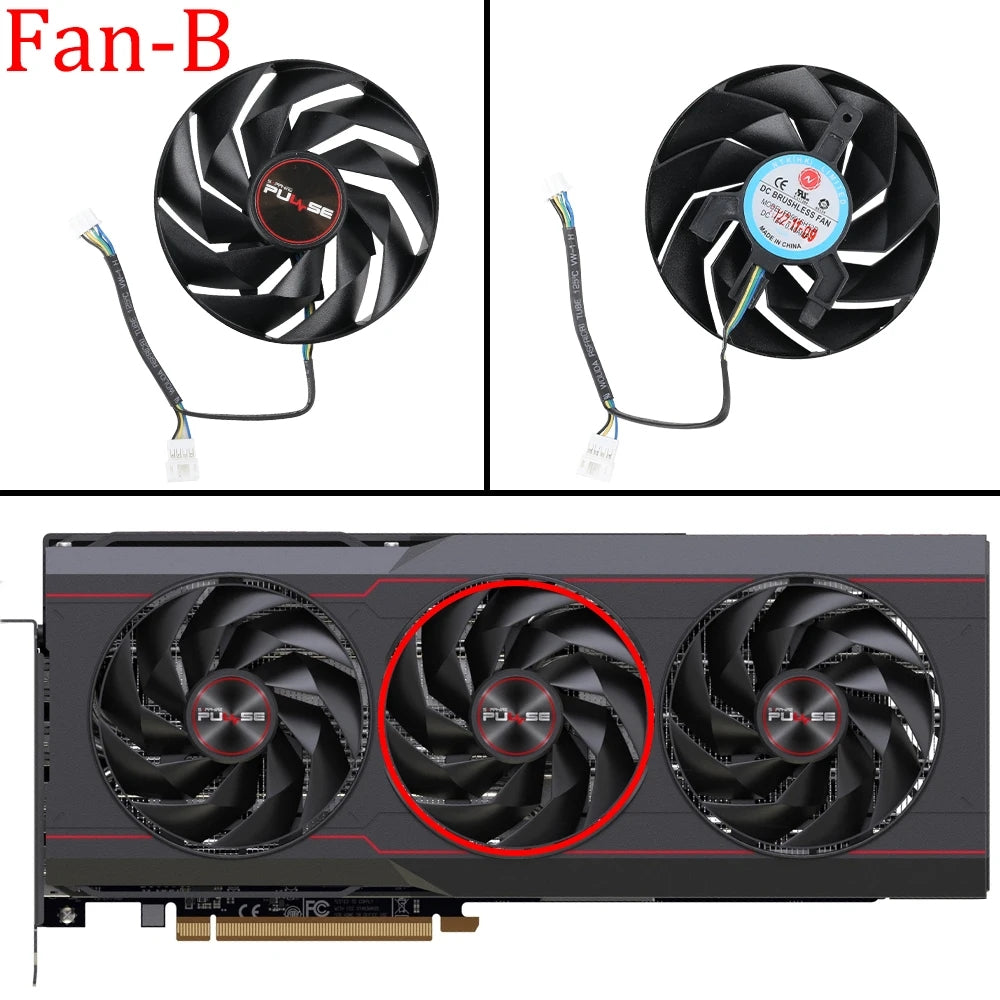 New Original 88MM FD9015H12D 4Pin RX7900XT RX7900XTX Video