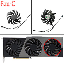 Load image into Gallery viewer, For INNO3D GeForce RTX 4070 Ti 4070 X3 OC Video Card Fan 85MM CF-12910S CF-12915S RTX4070Ti RTX4070 Graphics Card Cooling Fan