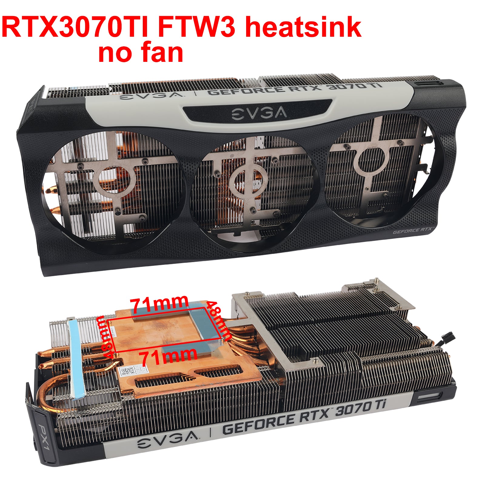 Original Heatsink For EVGA RTX 3070 Ti FTW3 ULTRA GAMING Graphics