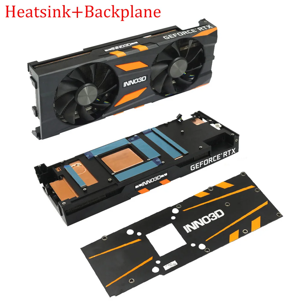 For Inno3D RTX 2080 Ti Twin X2 11GB 352Bit GDDR6 Video Card Heatsink RTX2080 Graphics Card Replacement Heatsink