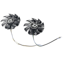 Load image into Gallery viewer, 2Pcs/Lot GA91B2U GPU Cooling Fans Replacement For PowerColor Red Devil Radeon RX 470 480 580 Graphics Video Cards Cooler Fans