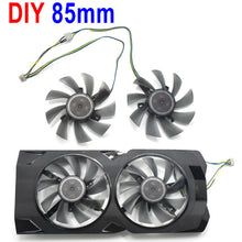 Load image into Gallery viewer, 85MM FDC10H12S9-C 0.35AMP 4Pin Cooling Fan Replacement For XFX RX 470 470D 480 460 RX480 RX380X R9 270A Graphics Card Cooling