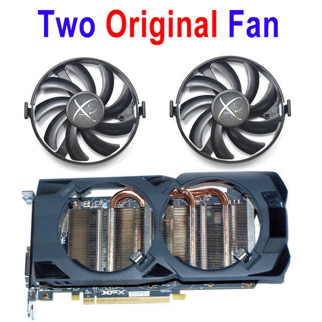 85MM FDC10H12S9-C 0.35AMP 4Pin Cooling Fan Replacement For XFX RX 470 470D 480 460 RX480 RX380X R9 270A Graphics Card Cooling