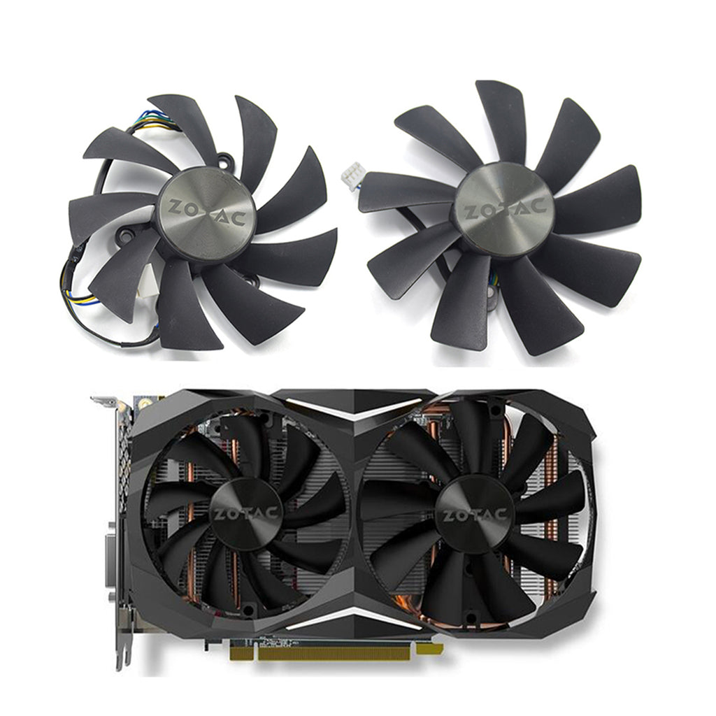 87MM GA92S2H 100MM GAA8S2H GAA8S2U 4Pin Cooler Fan For ZOTAC GTX 1060 1070 Ti MINI HA 1080 Ti MINI Dual Graphic Card Cooling Fan