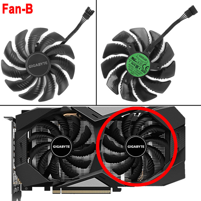 88MM T129215SU Graphics Card Cooling Fan For Gigabyte RTX 2060 2070 1650 1660 Ti SUPER WINDFORCE OC 6G Video Card Fan Cooler