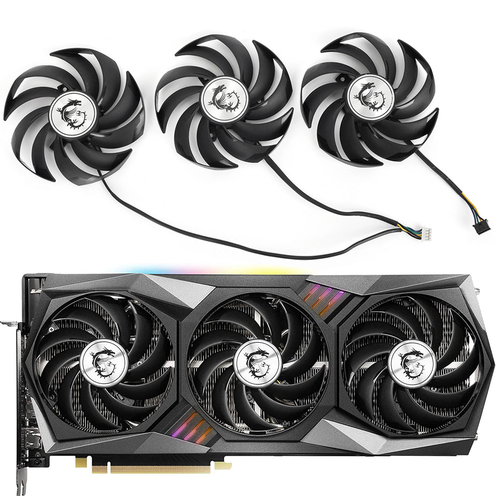 90MM PLD09210S12HH Cooler Fan For MSI Radeon RX 6800 6900 XT GeForce RTX 3060 3070 3080 3090 Ti GAMING Graphics Card Fans