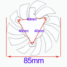 Load image into Gallery viewer, GA91S2U 85mm Cooler Fan Replacement For PALiT PNY GTX 1660 TI Super RTX 2060 2070 RTX2060 Dual Graphics Video Card Cooling