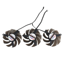 Load image into Gallery viewer, 82MM FD8015U12D 12V 0.5A GPU Cooling Fan For PNY RTX 3070 3070Ti 3080 3080Ti 3090 XLR8 Gaming REVEL EPIC-X RGB Triple Fan