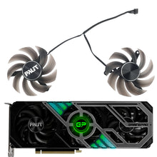 Load image into Gallery viewer, FD8015U12D Video Card Fan Replacement For Palit RTX 3060 Ti 3070 3070Ti 3080 3080Ti 3090 Gamingpro OC GPU Cooler