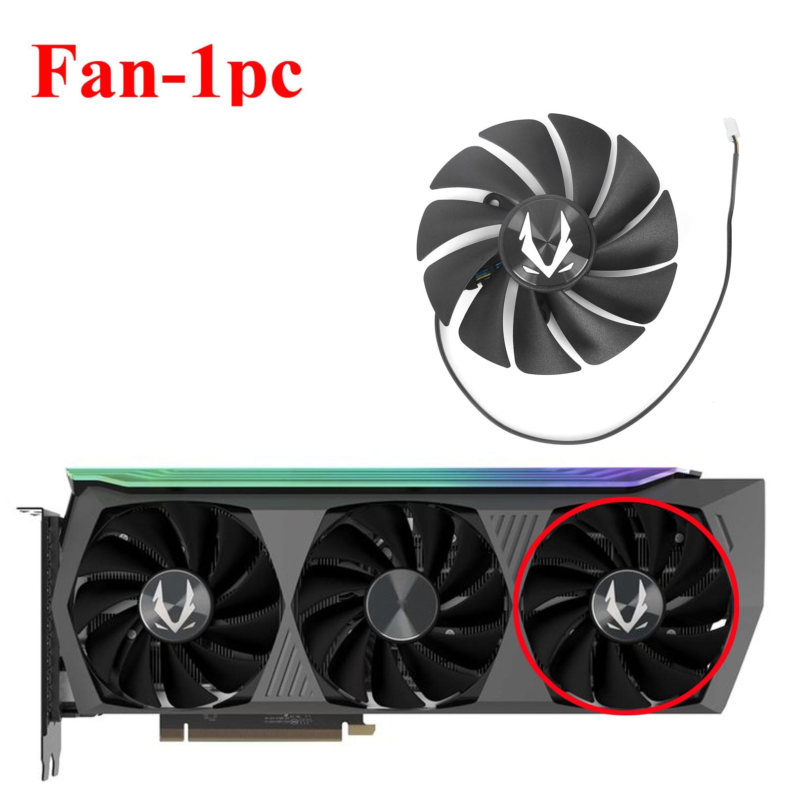 88mm GA92S2U RTX3070 RTX3080 Graphics Card Fan for Zotac RTX 3070