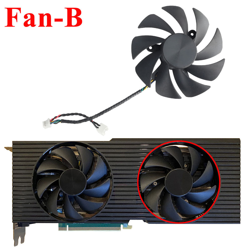 87MM PLA09215B12H Ball Bearing Video Card Fan For Dell RTX3070