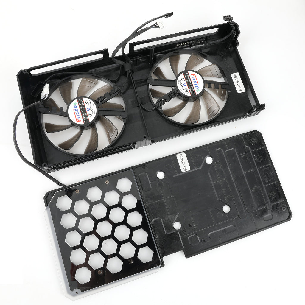Brand New FD9015U12S 12V 0.55A RTX3060 Ti Fan with Frame Back Plate For Leadtek Palit RTX 3060 Ti Dual Graphics Card Cooler