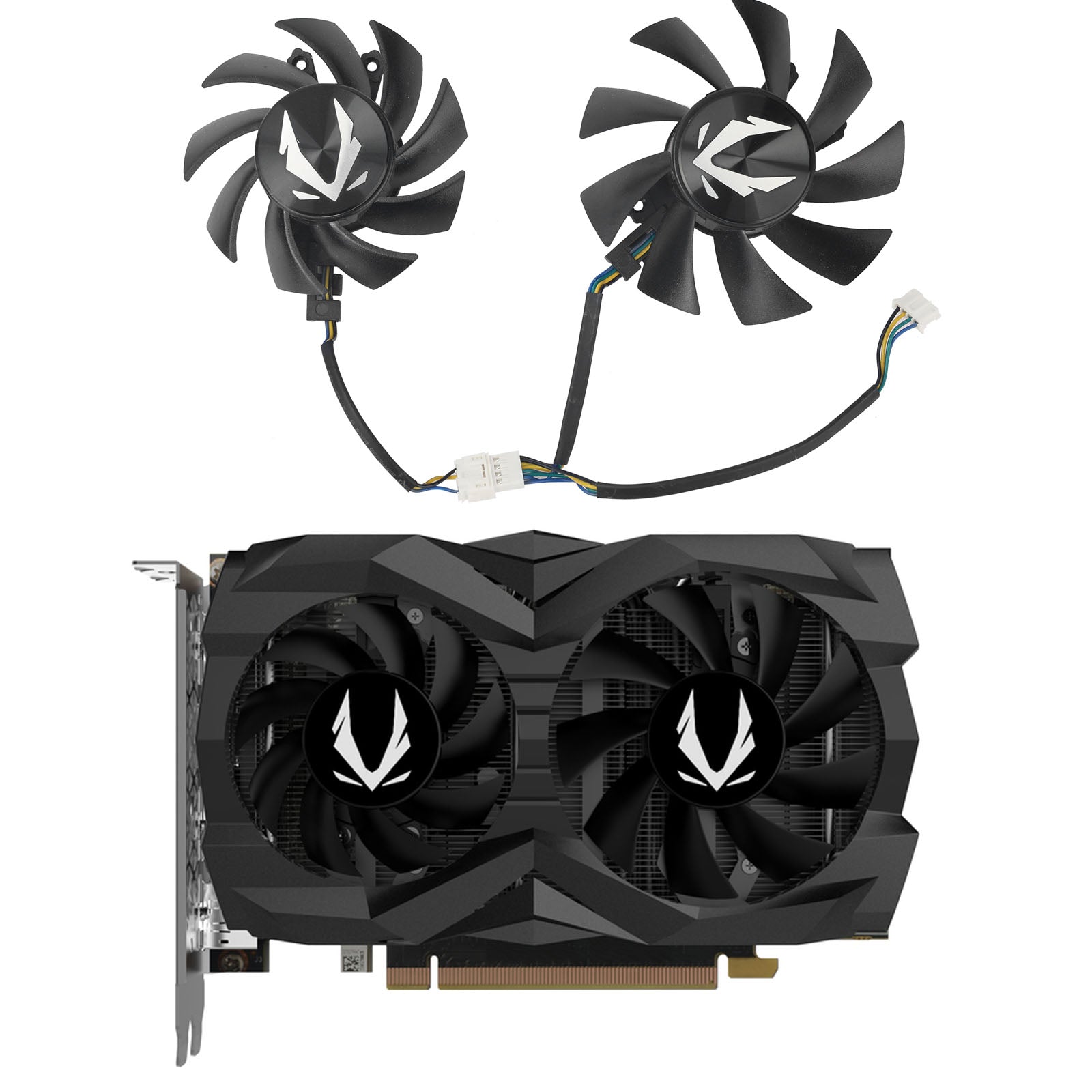 Graphics Card Replacement Cooling Fan For ZOTAC GAMING GTX 1660 SUPER Twin Fan 65MM GA72S2U 75MM GA82S2H GPU Fan