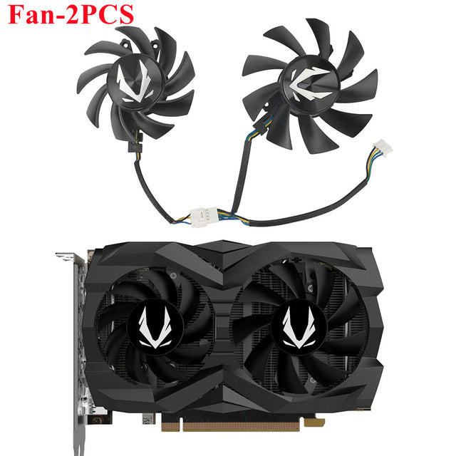 Graphics Card Replacement Cooling Fan For ZOTAC GAMING GTX 1660 SUPER Twin  Fan 65MM GA72S2U 75MM GA82S2H GPU Fan - Fan - 2PCS