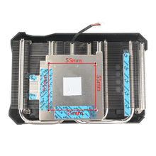Load image into Gallery viewer, Video Card Fan For PNY RTX 3060 GPU HeatSink With Fan Replacement Retrofit NVIDIA RTX A4000 Graphics Card Cooler Heat Sink
