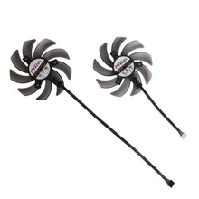 Load image into Gallery viewer, 85mm Cooler Fan Replacement For PNYGeForce RTX 2060 2070 8GB XLR8 Gaming Overclocked Edition GTX 1660 Ti Duanl Fan Graphics Card
