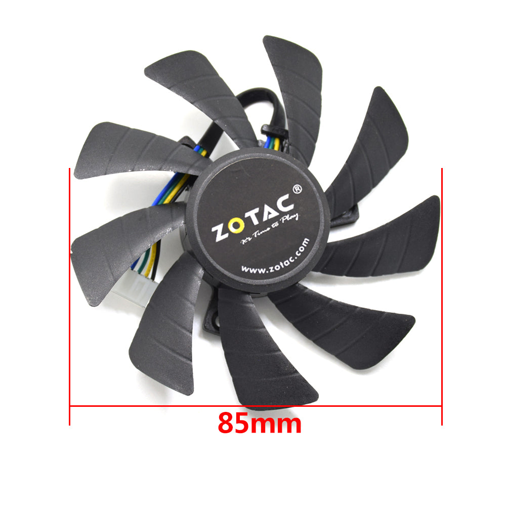 New 85MM T129215SH Cooling Fan Replacement For ZOTAC GeForce GTX1060 GTX  1060 MINI ZT-P10600A-10L GTX 960 Graphics Card Cooler