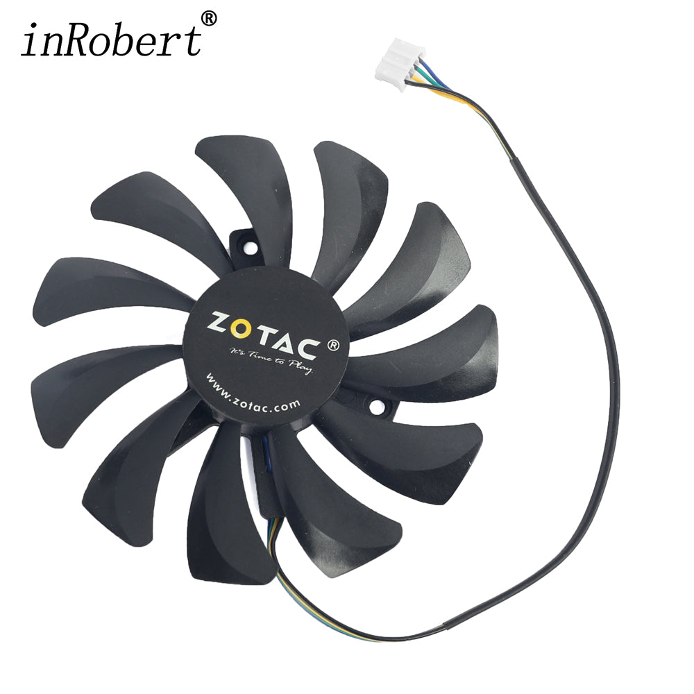 New 85mm 12V Cooler Fan Replacement For Zotac Nvidia GTX1060 6GB MiNi GTX 1060 3GB HA9010H12F-Z HP RX480 Graphics Card Cooling