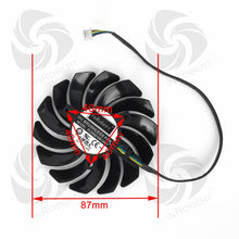 Load image into Gallery viewer, Original 87MM PLD09210B12HH Video Card Fan For MSI GeForce RTX 2080 2070 2080 Ti DUKE Graphics Card Replacement Cooling Fan