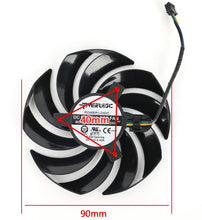 Load image into Gallery viewer, 90MM PLD09210S12HH Cooler Fan For MSI Radeon RX 6800 6900 XT GeForce RTX 3060 3070 3080 3090 Ti GAMING Graphics Card Fans