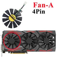 Load image into Gallery viewer, 87MM FDC10U12S9-C FDC10H12S9-C For ASUS GTX 980 Ti R9 390X 390 GTX 1060 1070 1080 Ti RX 480 RX480 Graphics Card Cooling Fan
