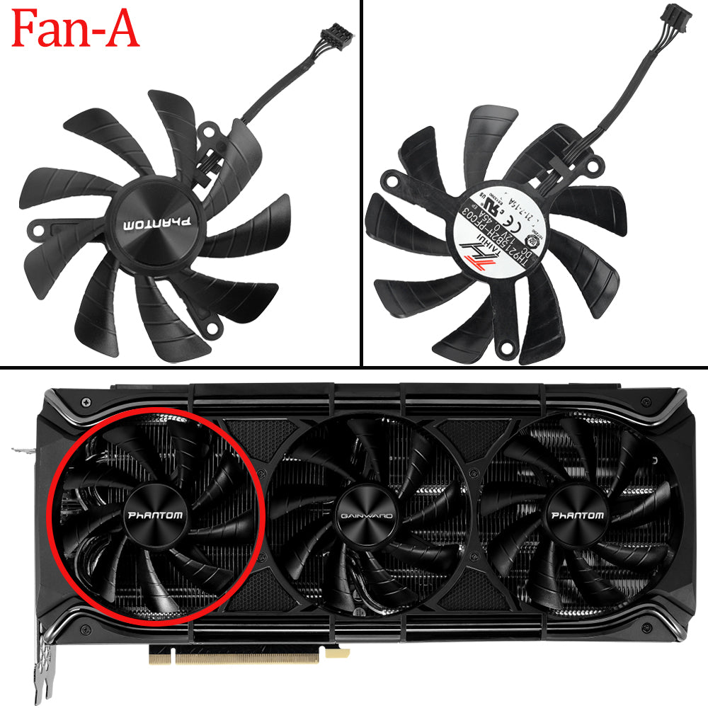 90MM TH9215B2H-PFC04 Video Card Fan For Gainward GeForce RTX 3070 3080 3090 3080Ti  RTX3080 RTX3070 RTX3090 GPU Cooling Fan