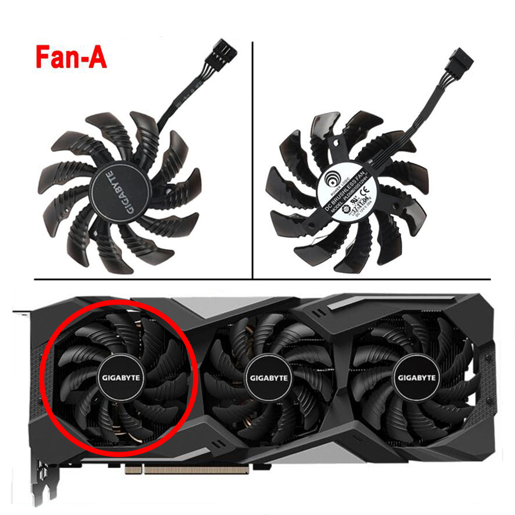 New 78MM RTX RTX 2060 Super Gaming Cooler Fan for Gigabyte RTX 2060 2070 2080 RTX 2080 Ti WINDFORCE Graphics Card PLD08010S12HH