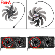 Load image into Gallery viewer, 85mm Cooler Fan Replacement For PNYGeForce RTX 2060 2070 8GB XLR8 Gaming Overclocked Edition GTX 1660 Ti Duanl Fan Graphics Card