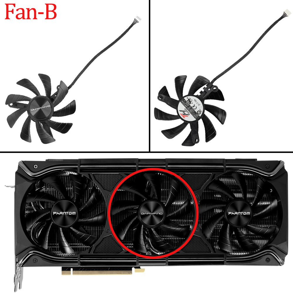 90MM TH9215B2H-PFC04 Video Card Fan For Gainward GeForce RTX 3070 3080 3090 3080Ti  RTX3080 RTX3070 RTX3090 GPU Cooling Fan