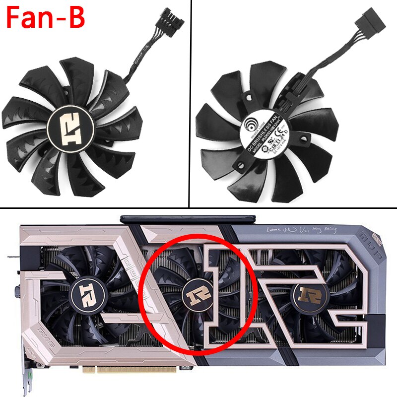 85MM PLA09215B12H Cooler Fan Replacement For COLORFUL iGame