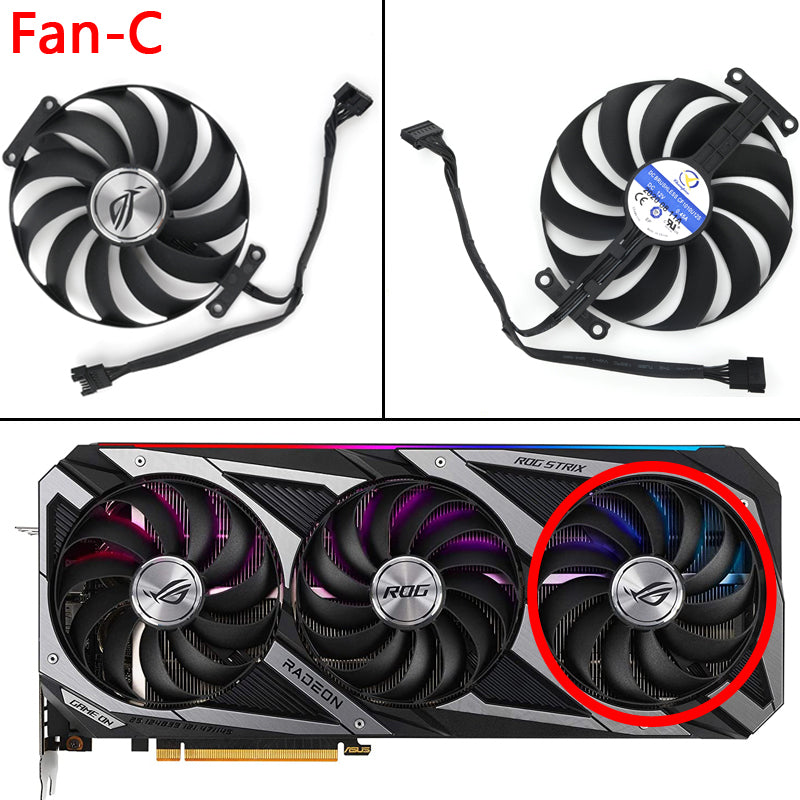 95mm Video Card Cooler Fan Replacement For ASUS ROG Strix RTX 3070