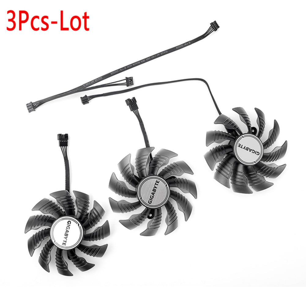 T128015SU Fan For Replacement For Gigabyte GeForce RTX 3080 3070Ti 3080Ti  3090 EAGLE GAMING Graphics Card Fans Cooling - Fan ABC3PCS