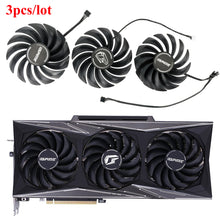 Cargar imagen en el visor de la galería, New 90MM PVA080E12R Cooling Fan For Colorful iGame RTX 3060TI 3070 3070TI 3080 3080TI 3090 Vulcan Graphics Card Replacement Fan