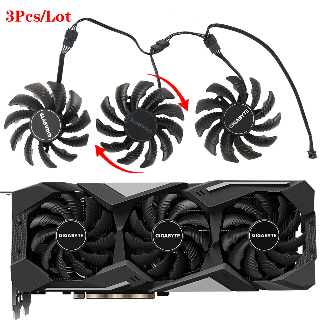 New 78MM RTX RTX 2060 Super Gaming Cooler Fan for Gigabyte RTX 2060 2070 2080 RTX 2080 Ti WINDFORCE Graphics Card PLD08010S12HH