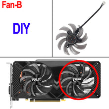 Load image into Gallery viewer, GA91S2U 85mm Cooler Fan Replacement For PALiT PNY GTX 1660 TI Super RTX 2060 2070 RTX2060 Dual Graphics Video Card Cooling