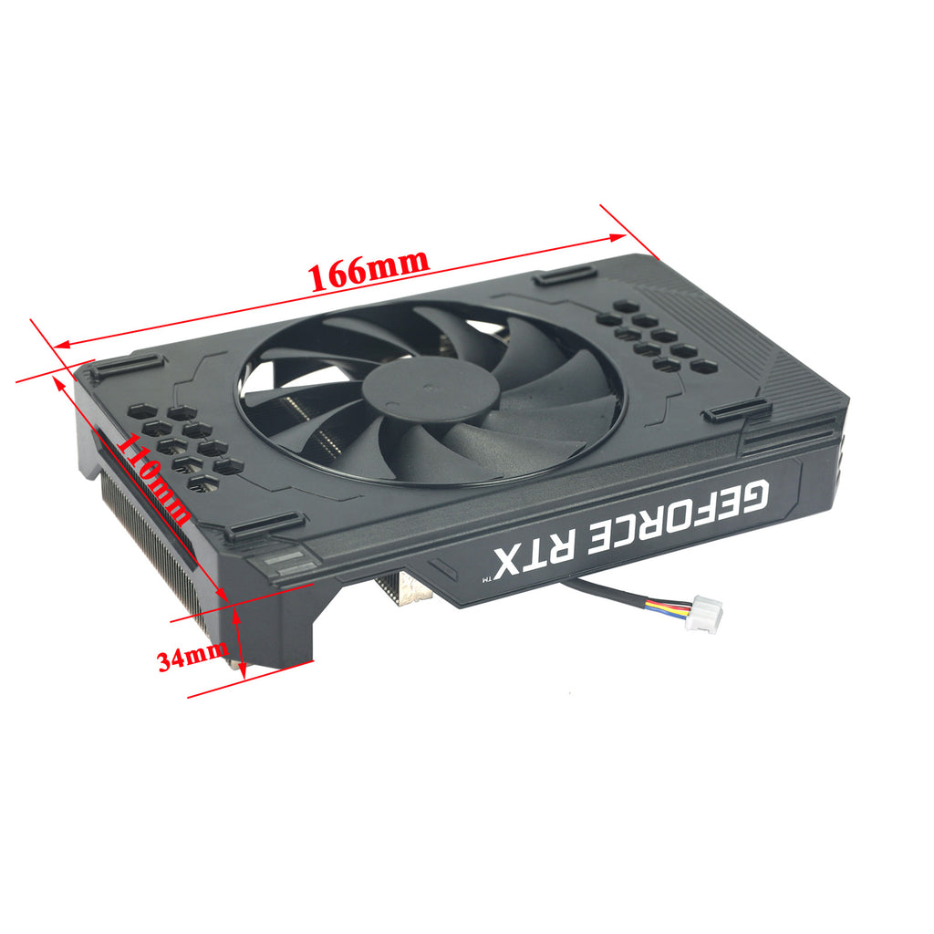 Video Card Fan For PNY RTX 3060 GPU HeatSink With Fan Replacement Retrofit NVIDIA RTX A4000 Graphics Card Cooler Heat Sink