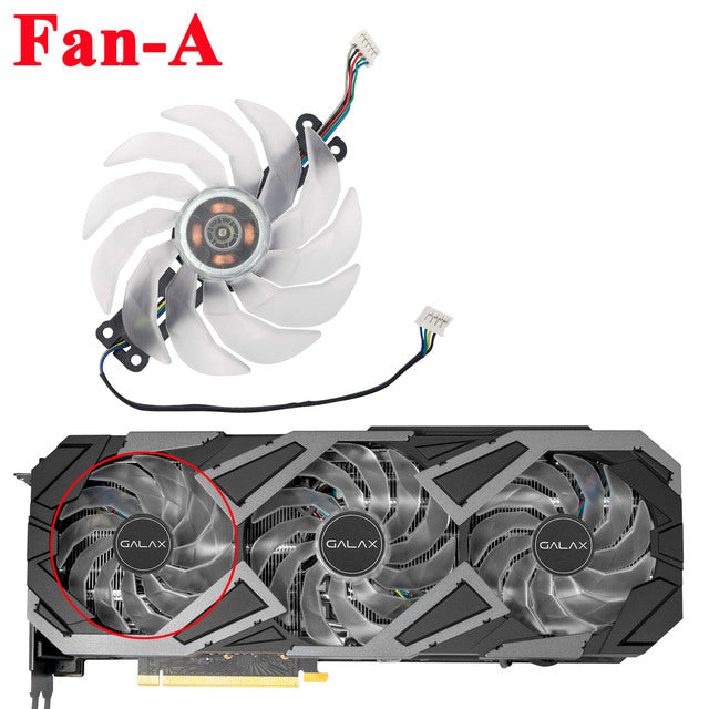 Video Card Fan for GALAX RTX 3080 3070 3080 Ti 3070 Ti EX Gamer