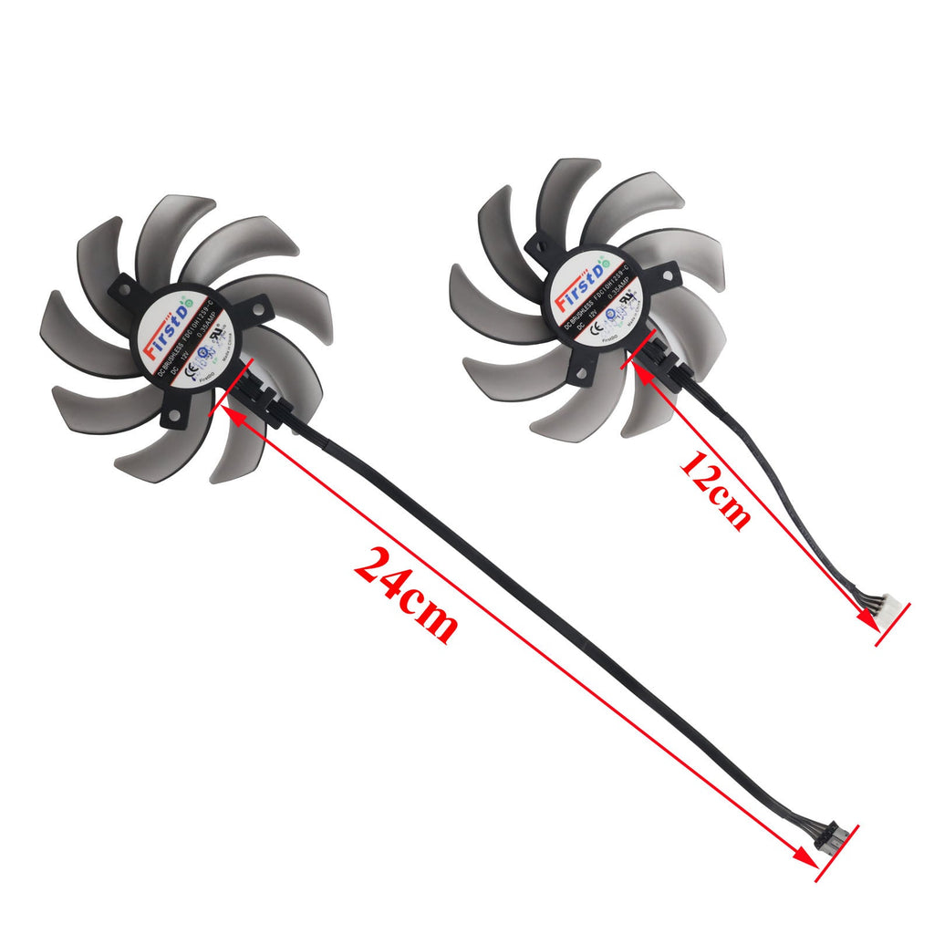 85mm FDC10H12S9-C Graphics Card Fan For PNY Palit RTX 2060 2070 Gamingpro Dual GPU Cooler