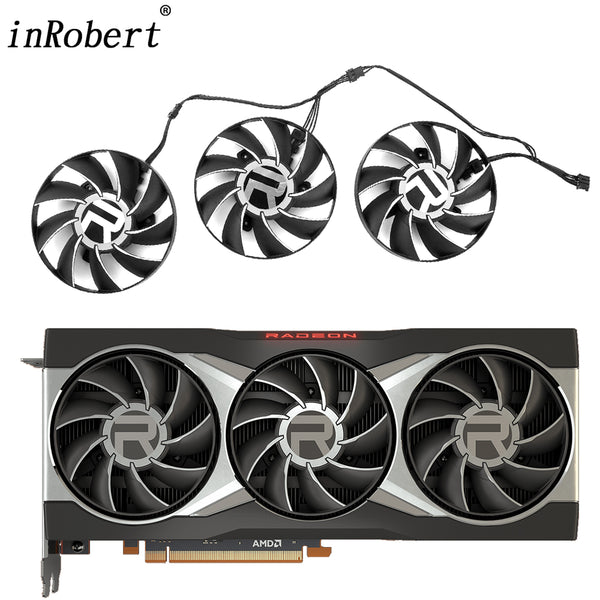 80MM AUB0812VD-00 Video Card Fan Replacemen For AMD Radeon RX6800 RX6800XT  RX6900XT 16G Graphics Video Cards Cooling Fans