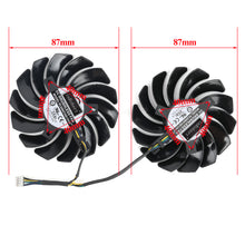 Load image into Gallery viewer, New 87mm PLD09210S12HH GPU Cooler Fan For MSI GeForce GTX 1660 SUPER 1660Ti RTX 2060 VENTUS XS OC Cooling Graphics Fan