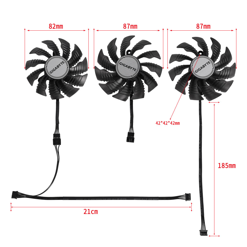 T128015SU Fan For Replacement For Gigabyte GeForce RTX 3080 3070Ti 3080Ti 3090 EAGLE GAMING Graphics Card Fans Cooling