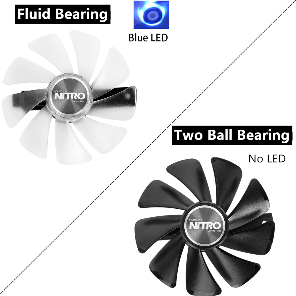 For Sapphire RX470 RX590 RX580 RX480 RX570 NITRO Special Edition Fan 95mm CF1015H12D RX 590 580 480 470 570 GPU Cooler Fan