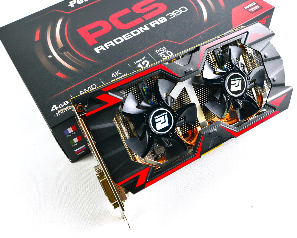 Amd R9 380 4gb Strix Graphics Card R9 380x Asus Strix Powercolor