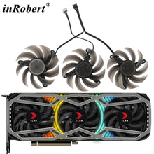 Load image into Gallery viewer, 82MM FD8015U12D 12V 0.5A GPU Cooling Fan For PNY RTX 3070 3070Ti 3080 3080Ti 3090 XLR8 Gaming REVEL EPIC-X RGB Triple Fan