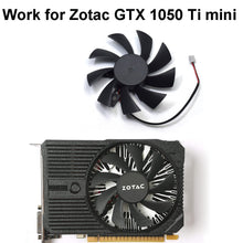 Load image into Gallery viewer, inRobert DIY Dual Bearing 85mm 2pin Video Card Fan Replacement for Zotac GTX 1050 Ti Mini Graphic Card