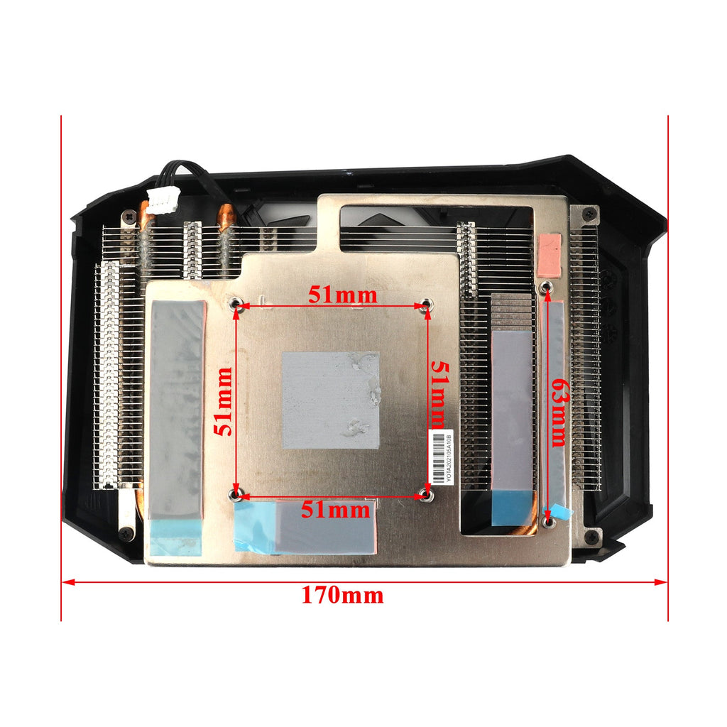 85MM GAA8S2H GPU Cooler heatsink Replacement For Gainward PNY RTX 2060 XLR8 GTX 1660 Ti Super 1650 1650S Graphics Video Card