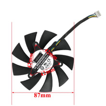 Load image into Gallery viewer, 87mm PLA09215B12H GTX1660Ti GTX1660S Ball Bearing Fan For Dell GTX 1660 1660Ti Graphics Card GPU Cooler Fan
